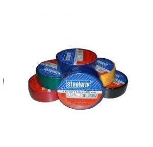 Steelgrip Multi Color PVC Insulation Tape, 1.8cm x 6.5m x 0.125mm (Red, Blue, Yellow, Green, Black) Pack of 5