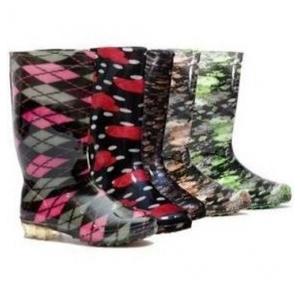 Hillson Merikom Printed Gumboots With Lining, Size: 38, Length: 11 Inch