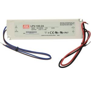 Mean Well LED Driver,100W, 4200mA, 90-264V, LPV-100-24 Constant Voltage