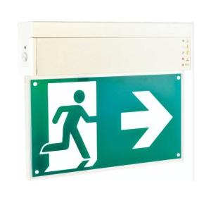 Sunboard Self Illuminated Exit Signages Both Side Printed, Thickness: 5 mm, Size- 300x100 mm