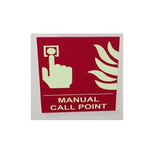 Manual Call Point Signage, Material-Foam, Thickness-3mm, Sheet Size: 3 x 3 Inch