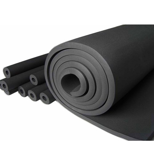 Nitrile Rubber Insulation Mat, Black, Size - 1x1 Meter, Thick - 19mm