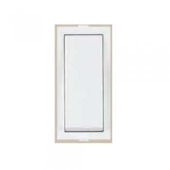 Anchor Roma Classic 8M Deko Single Mounting Plate, 30431WH With 10A 1 Way Switch, 21011