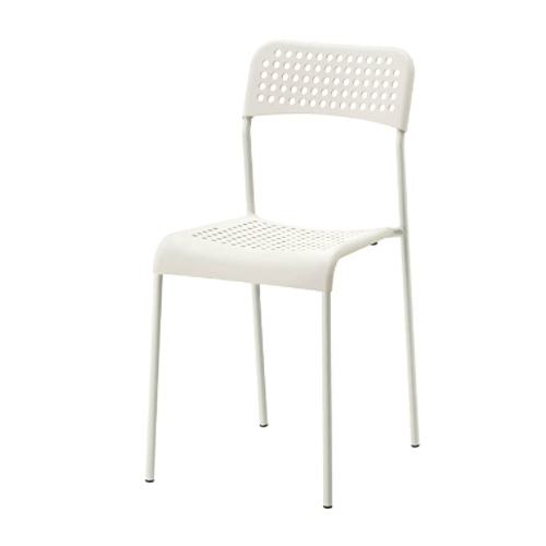 Ikea Steel Modern Chair, Size - 77x47x39 cm