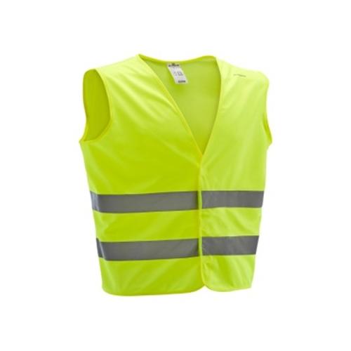 Safety Jacket Cloth Type Green 160 GSM With 2 Inch 3M Reflective Strip With Fabric Sticker at Front & Back (Free Size)
