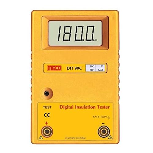 Meco Digital Insulation Tester, 500V - 200M Ohm, DIT99BL-C