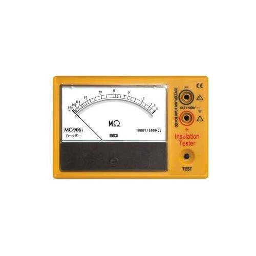 Meco Analog Insulation Tester With Battery Adaptor, 1000V - 200M Ohm, MC 906BA