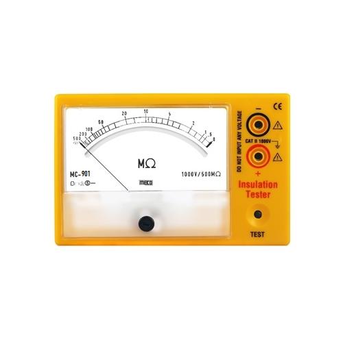 Meco Analog Insulation Tester With Battery Adaptor, 100V - 20M Ohm, MC 901BA