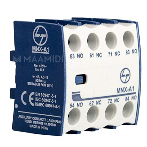 L&T 32MNX Add On Block Contactor 2NO + 2NC