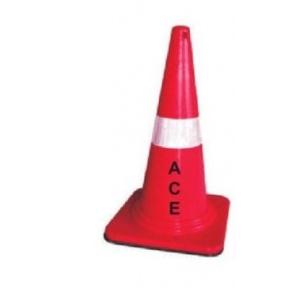 Ace Traffic Flexible Cone, Model No - ACE-TC-750 RR 1, Height : 750 mm, Square Base : 380x380 mm, Total Weight : 3.5 kg