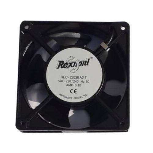 Rexnord Axial Industrial Cooling Fan, 220V, Size: 4 Inch, Black