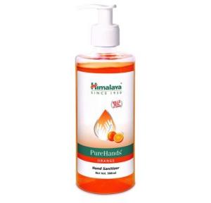 Himalaya Hand Sanitizer Gel, Orange 70% Alcohol with Flip Top Cap, 1 Ltr