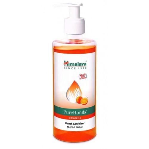 Himalaya Hand Sanitizer Gel, Orange 70% Alcohol with Flip Top Cap, 1 Ltr