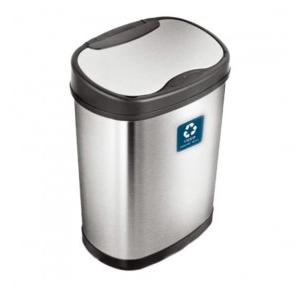 Euronics Steel Eco Auto Bin, Capacity- 42L, Single Compartment, Model - SWB42L-1C