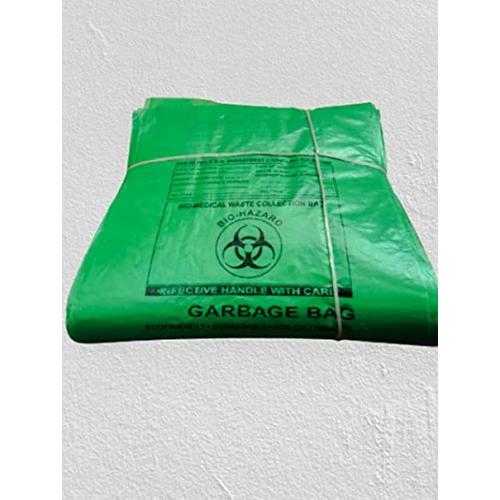 Biodegradable Green Garbage Bag, Size: 30x50 Inch, 51 Micron, Pack of 10 Pcs