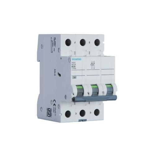 Siemens Switchgear MCB, 5SL63166RC, 16A, 3P, 3MW, 7.5kA
