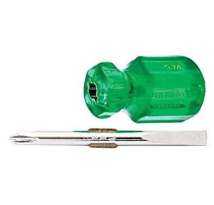 Taparia Two In One Stubby Screw Driver, Blade Length: 30mm, 974, (Pack Of 10 Pcs)