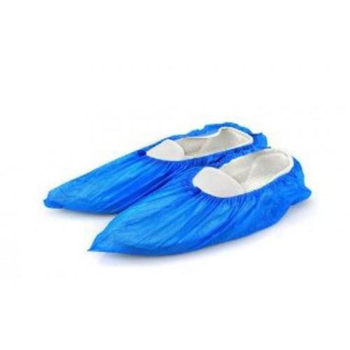 Dolphy Shoe Cover Disposable Plastic Blue, 1 Pair, DSCD0009