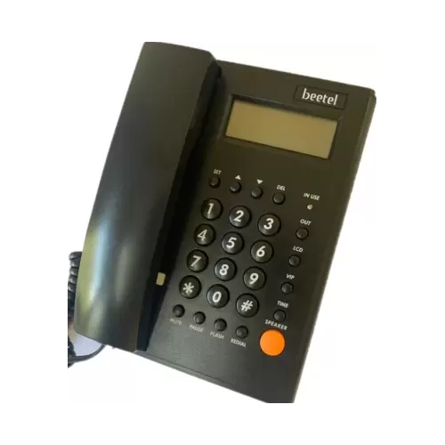 Beetel M500 Corded Landline Phone Black
