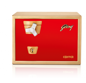 Godrej Premium Coffer V1 Red Home Locker 25.4 x 36.2 x 30.5 Cm