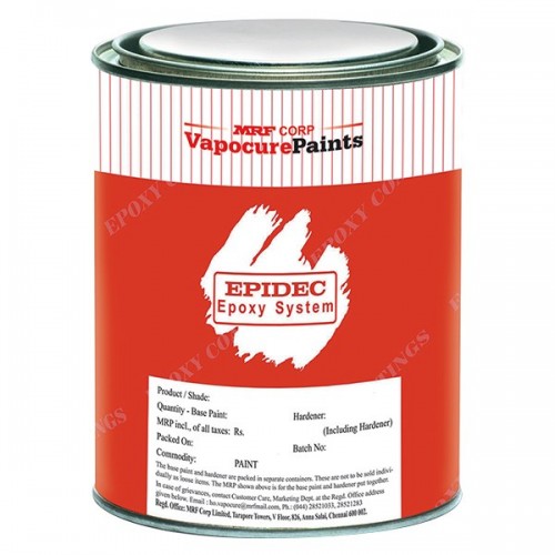 MRF INDL Epoxy Paint White, 20 Ltr (15L Base + 5 L Hardener)