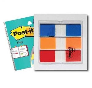 3M Post-it Flags, 12.5x43.7 mm, 3 Colours, (Pack of 3 Pcs)