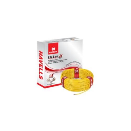 Havells 2.5 Sqmm Single Core PVC Flexible Copper Wire 90 Mtr (Yellow)