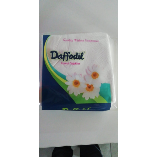 Daffodil Velvet Napkin Size 33x33 cm (Pack of 50 Pcs)