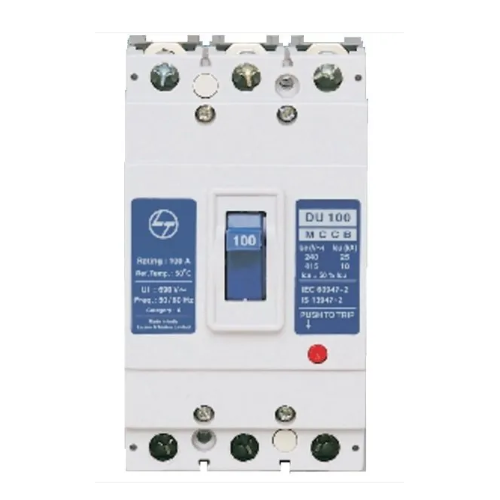 L&T MCCB  3 Pole, 100A, 30KA, DU100H