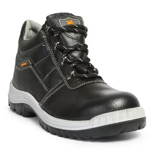 Hillson Mirage Black Steel Toe Safety Shoes, Size: 10
