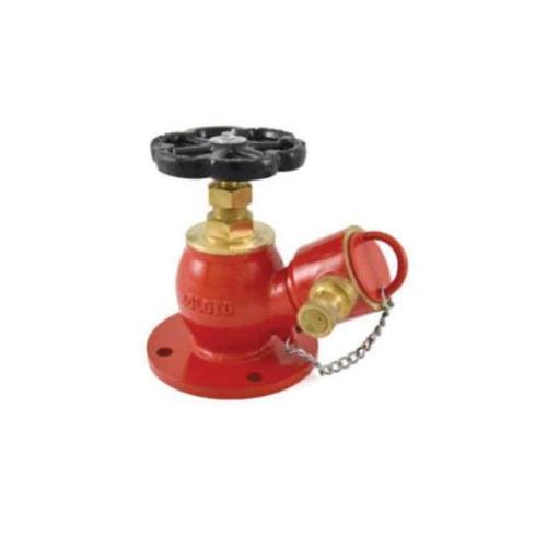 Zoloto Bronze Fire Landing Flanged Hydrant Valve, 80mm