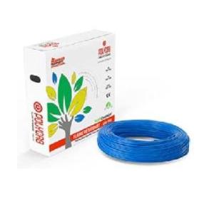 Polycab 1 Sqmm 2 Core FR PVC Insulated Flexible Cable Blue, 100 mtr