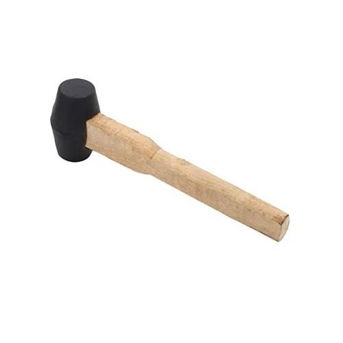 Lovely Rubber Hammer with Wooden Handle, 3 Inch