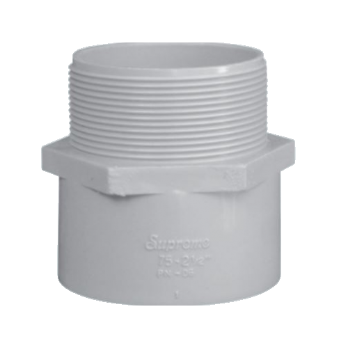 Supreme PVC Pipe Fitting Male Threaded Adapter PN 16 25 mm