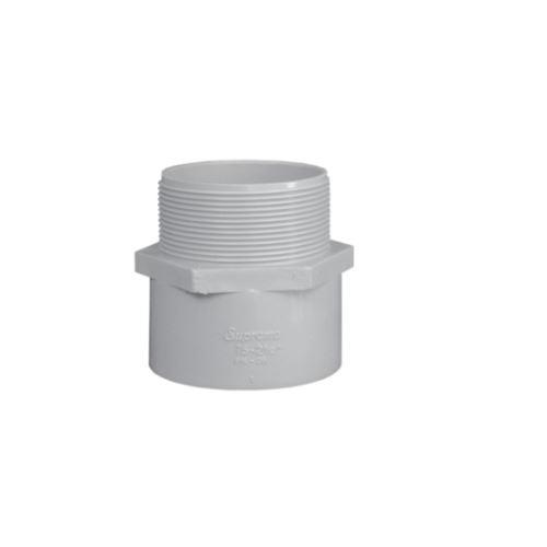Supreme PVC Pipe Fitting Male Threaded Adapter 6 Kg/cm2 40 mm