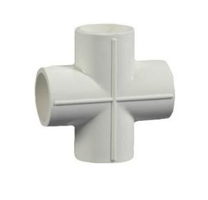 Supreme PVC Pipe Fitting Cross Tee 6 Kg/cm2 90 mm