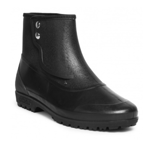 Hillson 7 Star Black Gumboots With Lining, Size: 10
