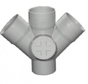Supreme PVC SWR Fitting Double Y with Door Tee, 75mm