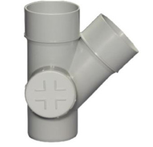 Supreme PVC SWR Fitting Door Y (LH/RH) Tee 110mm