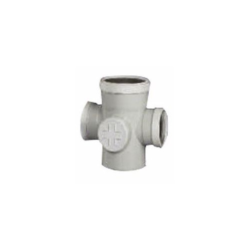 Supreme PVC SWR Fitting Reducing Door Cross Tee 110X75mm