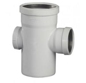 Supreme PVC SWR Fitting Reducing Door Tee 90X75mm