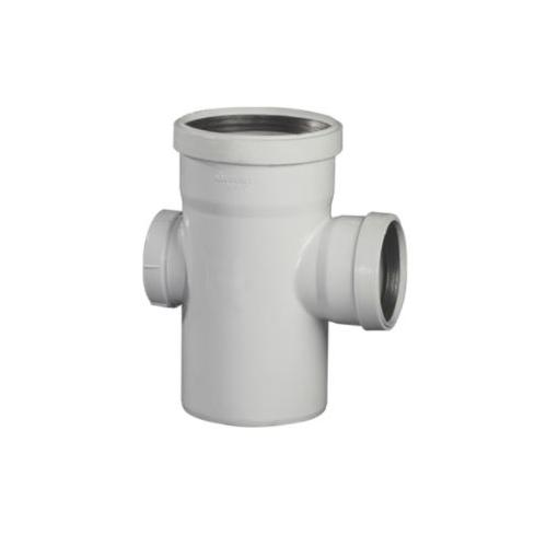 Supreme PVC SWR Fitting Reducing Door Tee 90X75mm