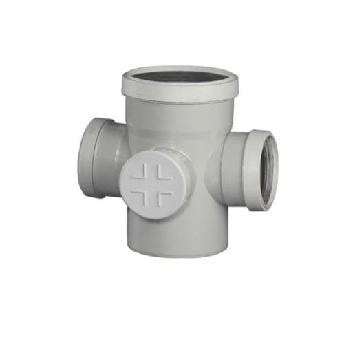 Supreme PVC SWR Fitting Cross Tee With Door, 75mm