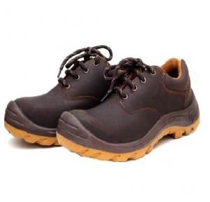Hillson Z+2 Brown Composite Toe Safety Shoes, Size: 8
