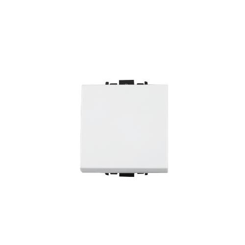 Anchor Wood 20A 1 Way Switch 2 Module, White, 60067