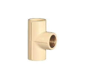 Supreme Lifeline CPVC F.Th. Tee Brass Insert 32 mm (1 1/4 Inch)