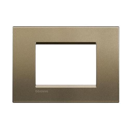 Anchor Woods Matrix Hairline Finish Front Cover Plate With Base Frame, 60331HW