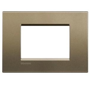 Anchor Woods Matrix Hairline Finish Front Cover Plate With Base Frame, 60490HW