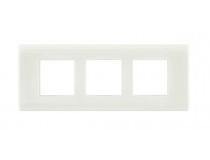Anchor Woods Stella Glossy Finish Front Cover Plate With Base Frame 61712WH 6M