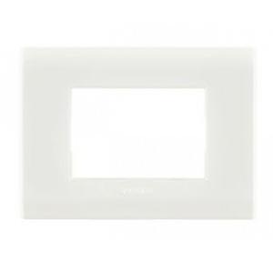 Anchor Woods Stella Glossy Finish Front Cover Plate With Base Frame, 61709WH
